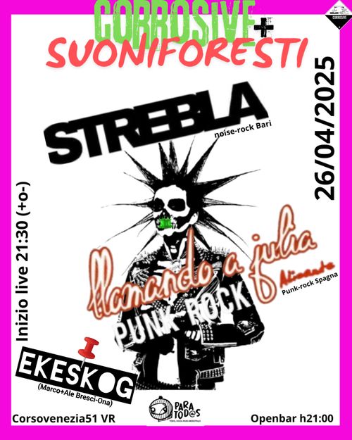 Seratona punk STREBLA- LLAMANDO A JULIA- EKESKOG