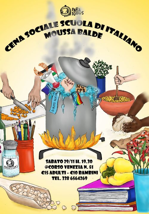 Cena Sociale Scuola di Italiano Moussa Balde