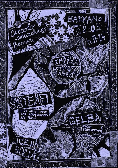 Baccano: cena Veg e musiche live 