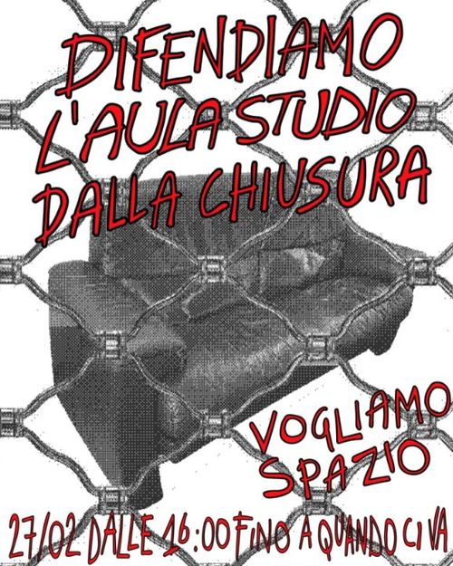 Difendiamo l'Aula studio