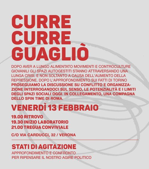 Lab. "Stati di Agitazione" | w/ Spin Time [Roma]